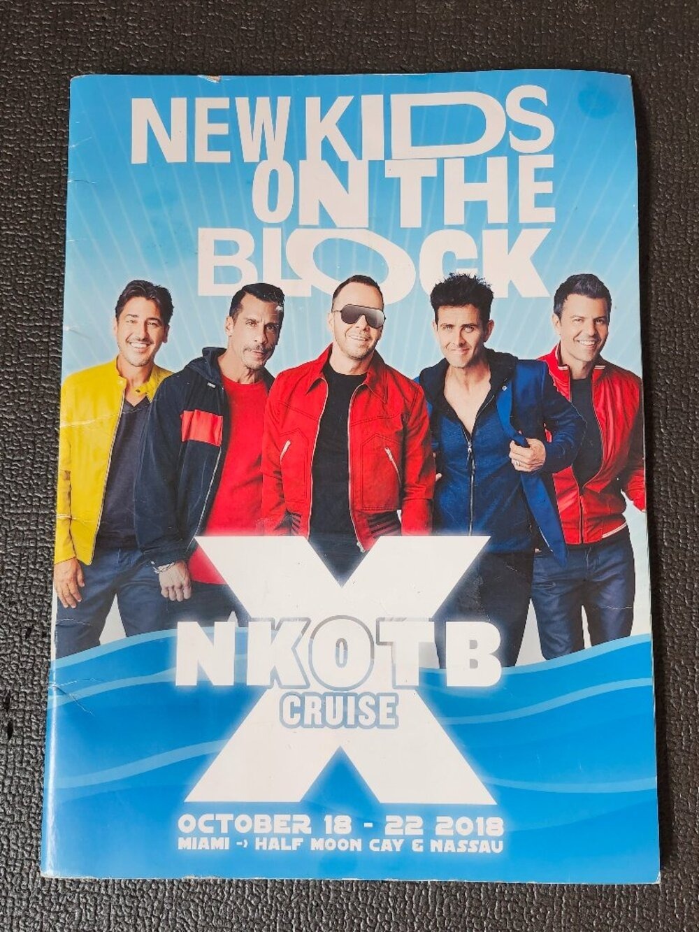 NKOTB Cruise Book New Kids on the Block Cruise 2018 Miami Half Moon Cay Nassau